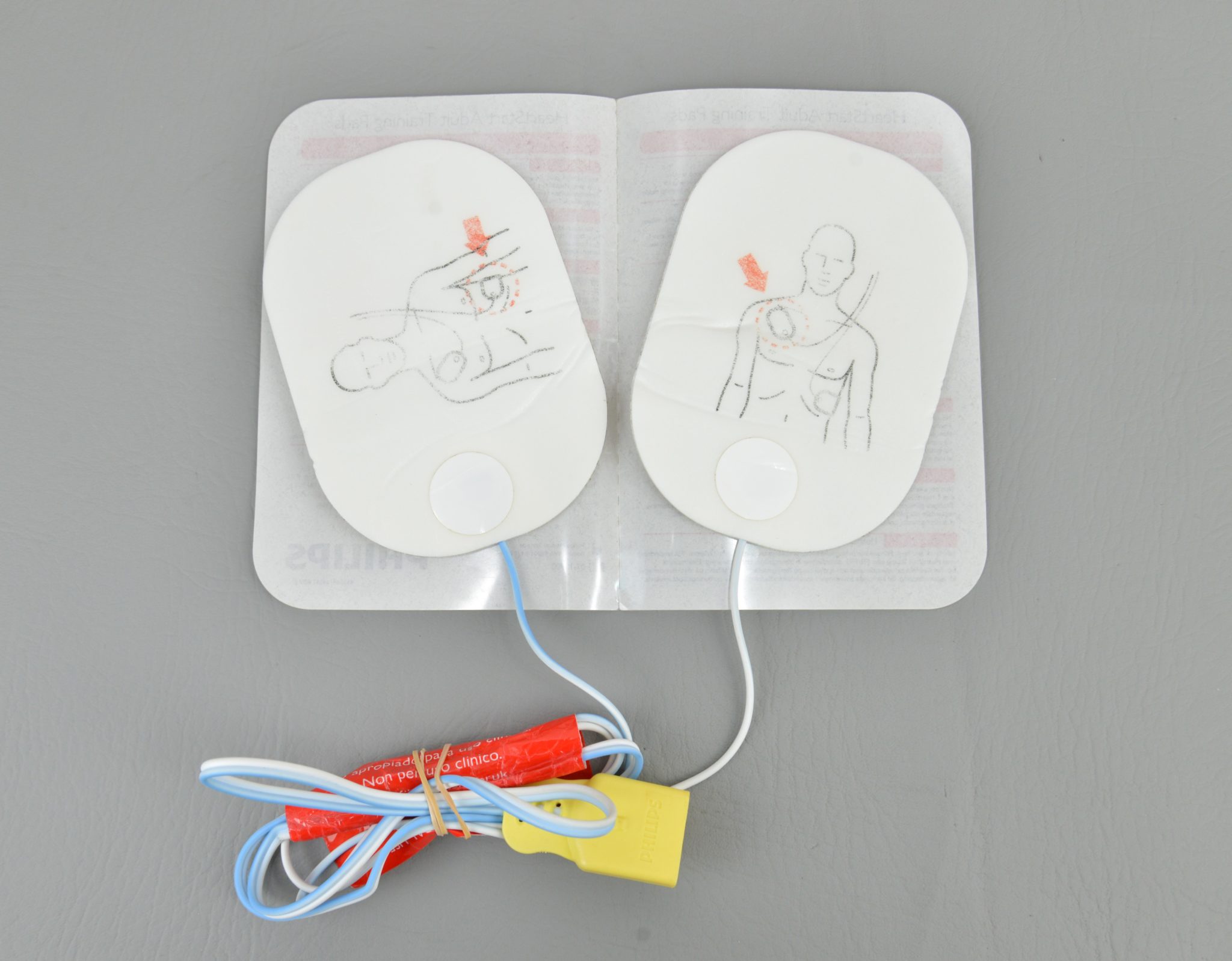 Laerdal AED Trainer 2 w Philips HeartStart Adult Training Pads Rhino