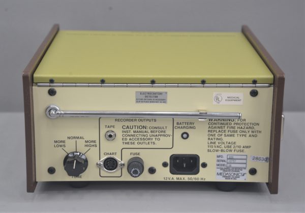 MedaSonics D8 Versatone Doppler Ultrasound System w/ P84 5.3MHz Probe & Accs