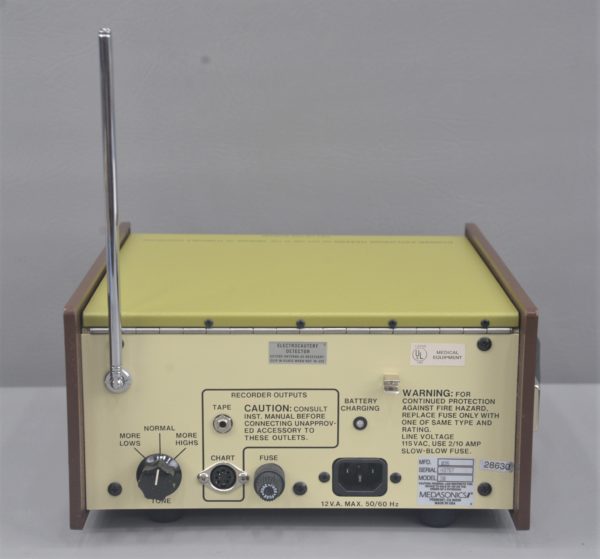 MedaSonics D8 Versatone Doppler Ultrasound System w/ P84 5.3MHz Probe & Accs