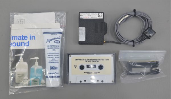MedaSonics D8 Versatone Doppler Ultrasound System w/ P84 5.3MHz Probe & Accs
