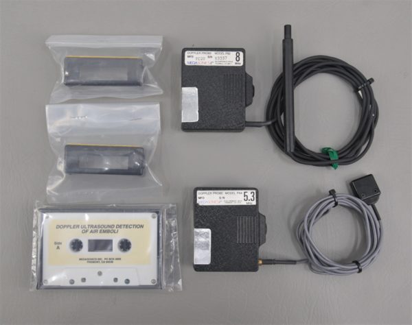 MedaSonics D8 Versatone Doppler Ultrasound System w/ P82 8MHz & P84 5.3MHz Probe