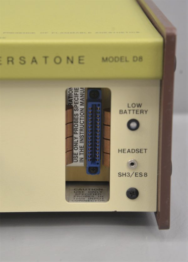 MedaSonics D8 Versatone Doppler Ultrasound System w/ P82 8MHz & P84 5.3MHz Probe