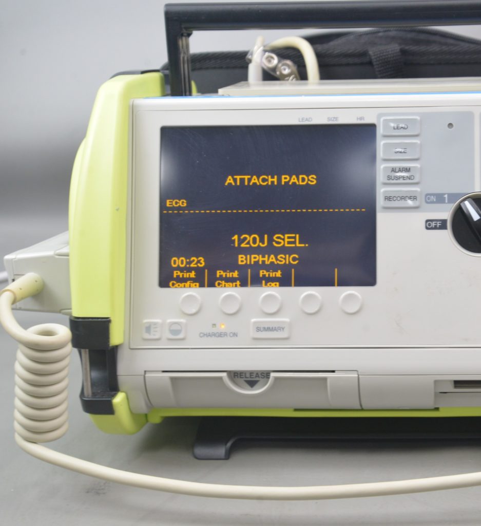 Zoll M Series BiPhasic Defibrillator Monitor with Paddles and Battery