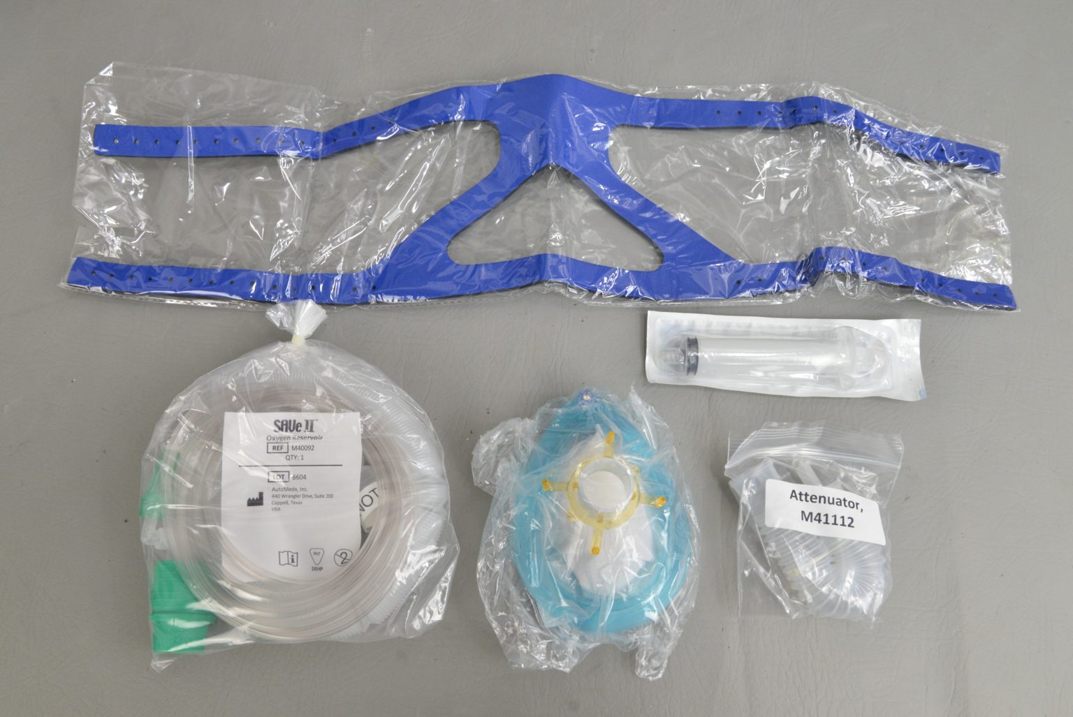 AutoMedx SAVe II Simplified Automated Ventilator w/ Case & Accessories