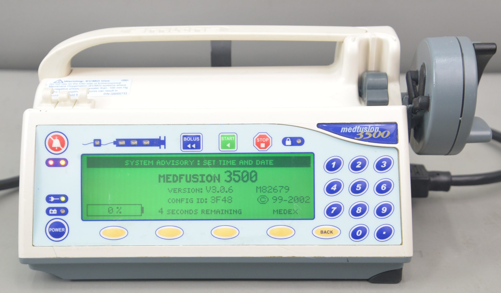 Smiths Medfusion 3500 Syringe Pump W/ Power Supply Rhino Trade LLC