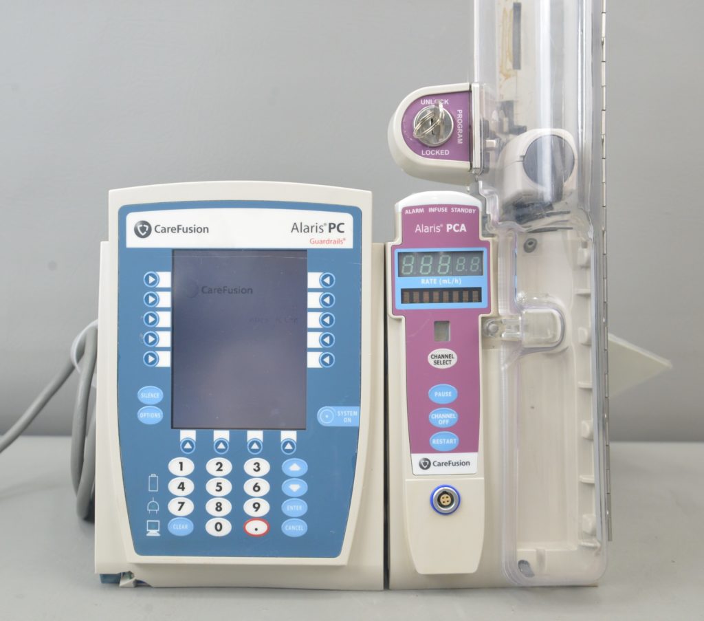 CareFusion Alaris PC Guardrails 8015 Infusion Pump Control Unit REF 12273911 with Alaris PCA