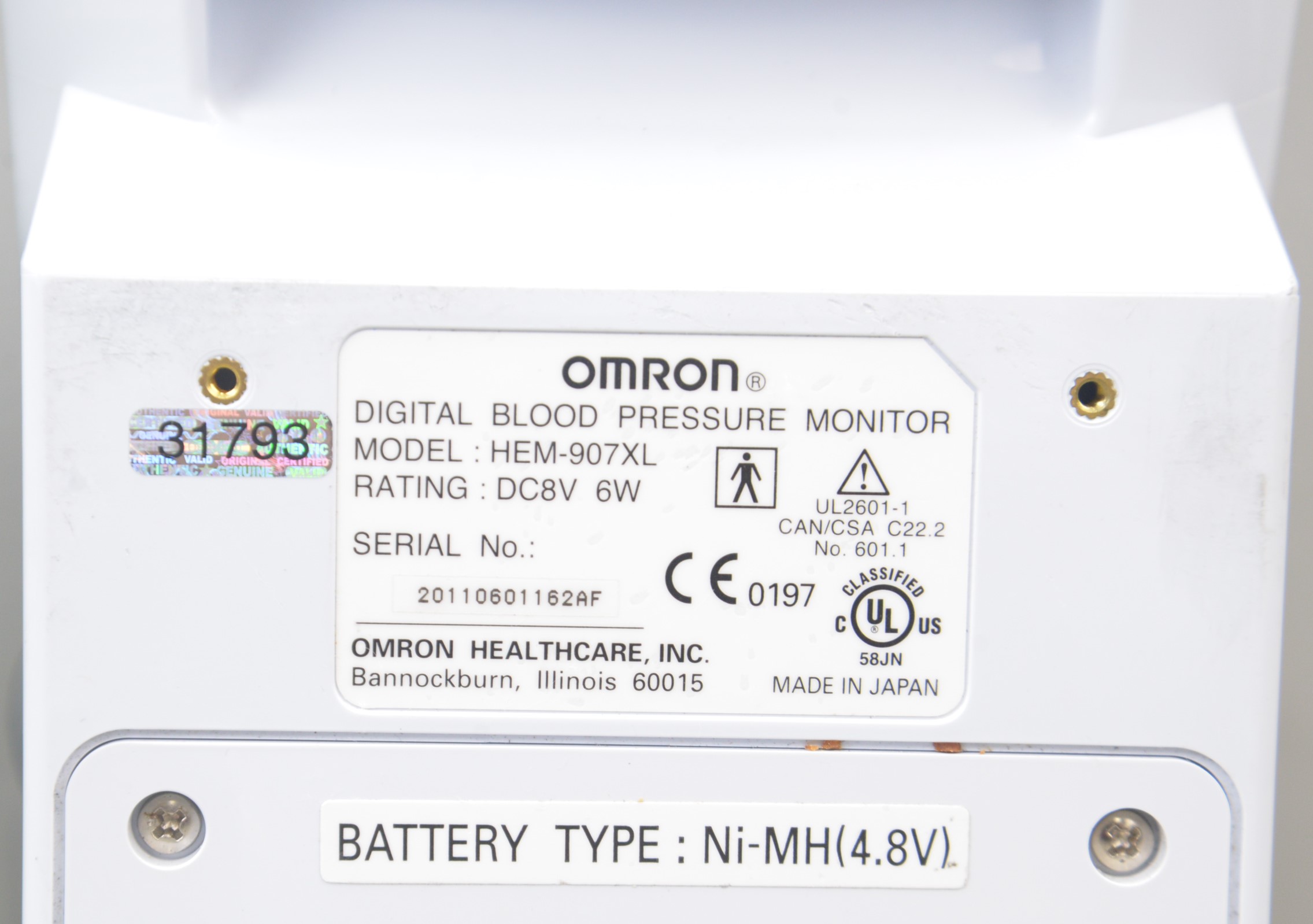 Lot of 2 Omron Digital Blood Pressure Monitor HEM-907XL – Rhino Trade LLC