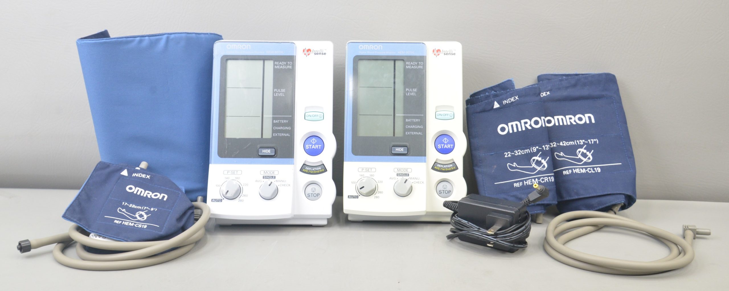 Lot of 2 Omron Digital Blood Pressure Monitor HEM-907XL – Rhino Trade LLC