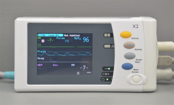 Philips IntelliVue X2 M3002A Patient Monitor 865039 E.C.G. Sp O2 Temp