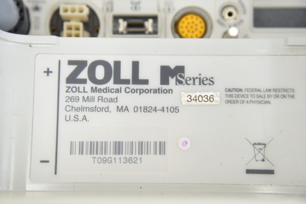 Zoll M Series CCT Biphasic 8000-0851-30 Defibrillator Monitor-Recorder ECG Masimo SpO2 CO2 12 Lead