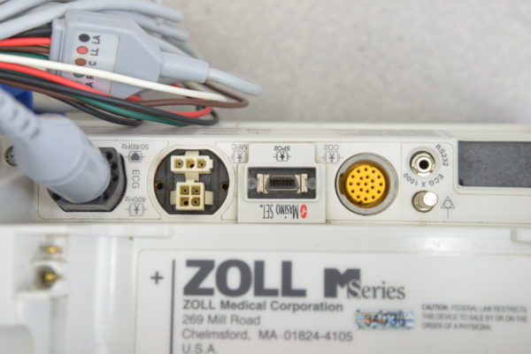 Zoll M Series CCT Biphasic 8000-0851-30 Defibrillator Monitor-Recorder ECG Masimo SpO2 CO2 12 Lead