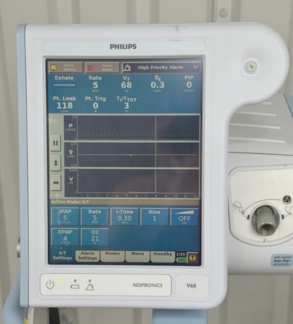 Philips Respironics V60 Ventilator System 1033544 AVAPS, C Flex, & Ramp