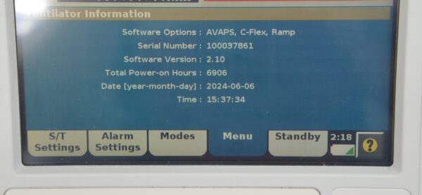 Philips Respironics V60 Ventilator System 1033544 AVAPS, C Flex, & Ramp