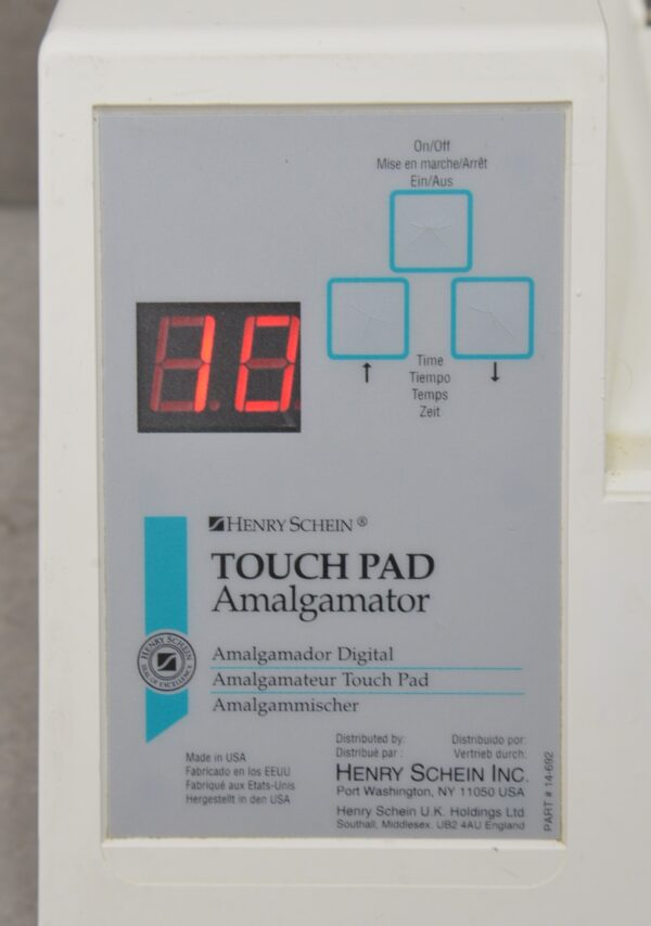 Henry Schein Touch Pad Amalgamator Digital TP-103