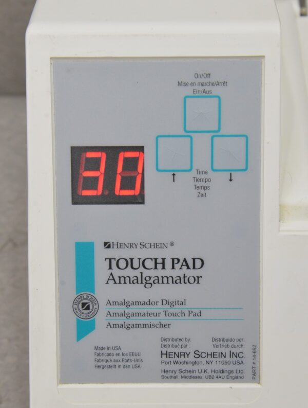 Henry Schein Touch Pad Amalgamator Digital TP-103