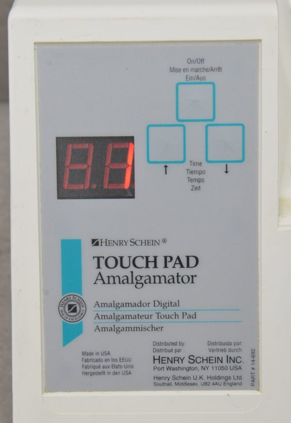Henry Schein Touch Pad Amalgamator Digital TP-103