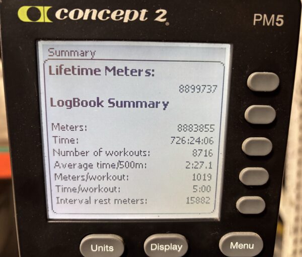 Concept 2 Model D RowErg Indoor Rowing Machine with PM5 Performance Monitor