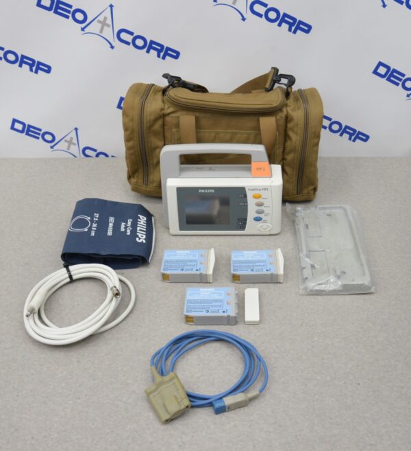 Philips IntelliVue MP2 M8102A Portable 865040 W/ NBP, Phillips, & Heartrate
