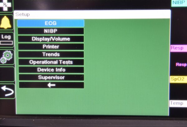 Zoll ProPaq M Portable Vital Signs Monitor W/ Masimo SpO2, 12-Lead ECG, NiBP, IBP, & Temp