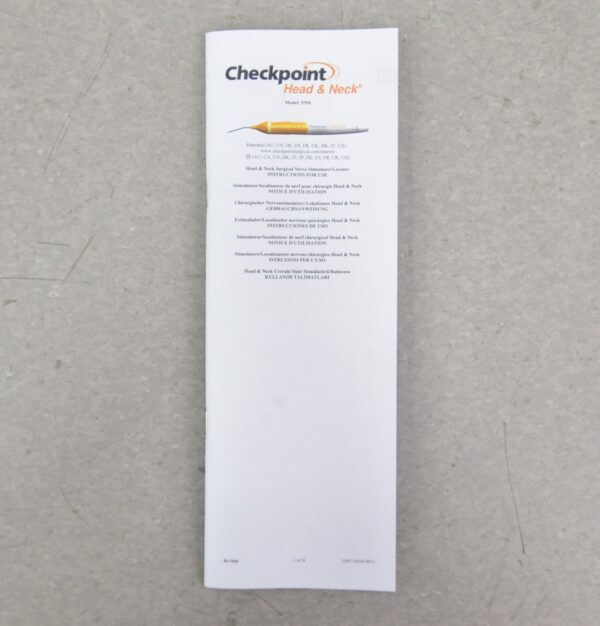 Checkpoint Head & Neck Surgical Nerve Stimulator/Locator 9394 Expired 2024