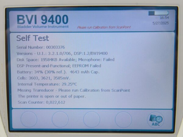 Verathon Bladder Scan BVI 9400 0570-0190