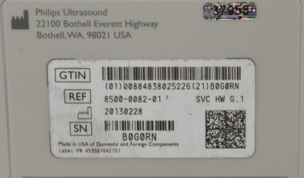 Philips iE33 Ultrasound System 8500-0082-01 W/ W/ S5-1, S8-3 & S12-4 Transducers