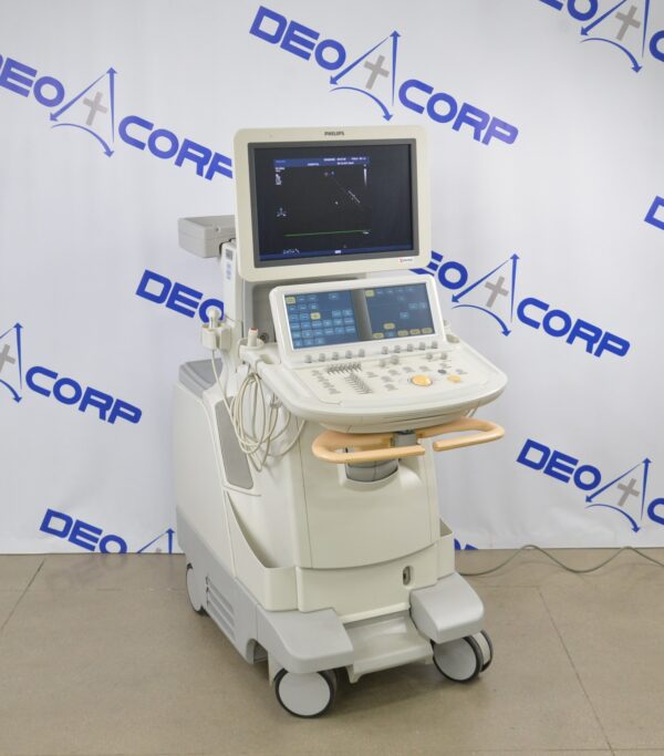 Philips iE33 Ultrasound System 8500-0082-01 W/ W/ S5-1, S8-3 & S12-4 Transducers