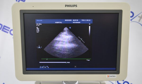 Philips iE33 Ultrasound System 8500-0082-01 W/ W/ S5-1, S8-3 & S12-4 Transducers