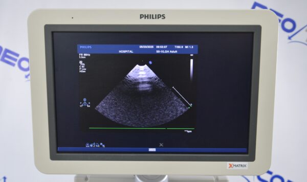 Philips iE33 Ultrasound System 8500-0082-01 W/ W/ S5-1, S8-3 & S12-4 Transducers