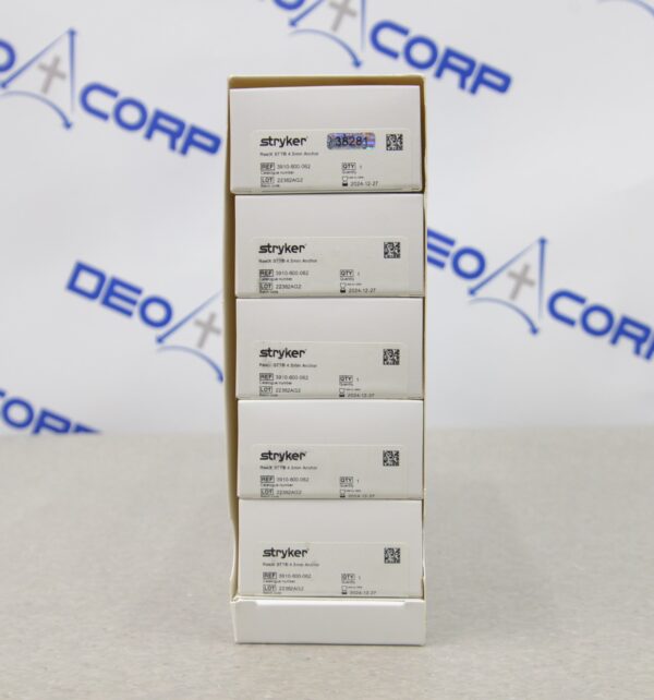 Stryker ReelX STT Surgical Knotless Anchor 3910-600-062 Case of 5 Testing Only