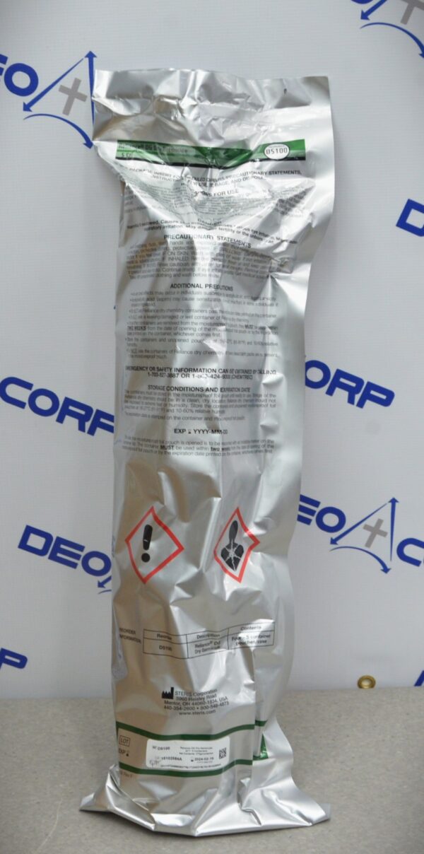 Steris Reliance GD D5100 Dry Germicide Powder EXP. 2024-02-19 Case of 20