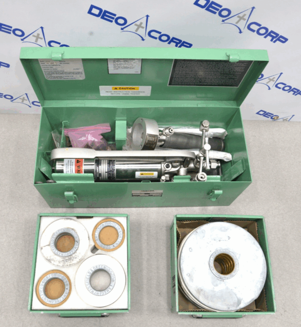 Ametek T-10 Hydraulic Deadweight Tester W/ Weights