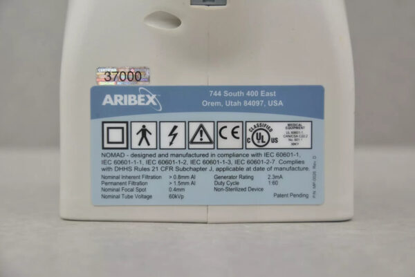Aribex Nomad eXaminer Dental Handheld X-Ray AP-0005 Intraoral Radiographic Imaging