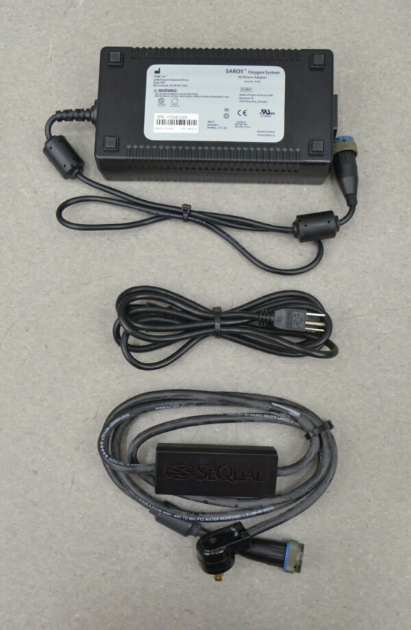 CAIRE SeQual SAROS 3000 Oxygen System Military Field Portable W/ Accessories