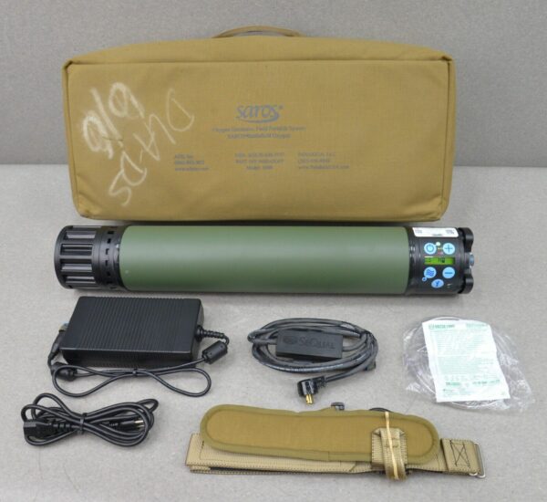 CAIRE SeQual SAROS 3000 Oxygen System Military Field Portable W/ Accessories