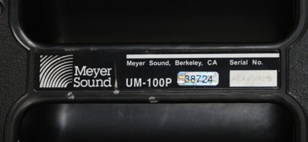 Case Of 2 Meyer Sound UM-100P Wide Coverage Active Stage Monitor