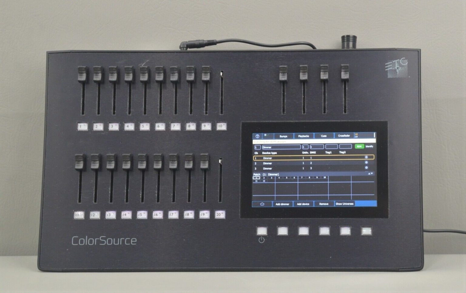 ETC CS20 ColorSource 20 Portable DMX Lighting Control Console 7225A1000