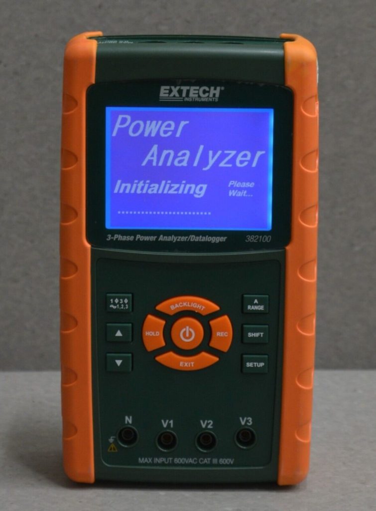Extech Instruments 382100 3-Phase Power Analyzer/Datalogger Kit – Rhino ...