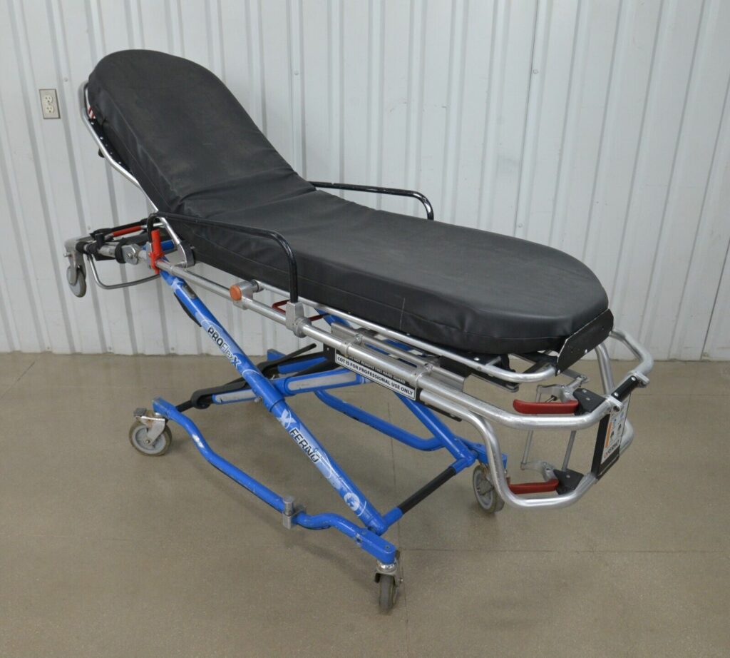 Harnais De Brancard Ferno Pour Ambulance - Occasion, Fonctionnel, Nettoyable (wipe Clean)