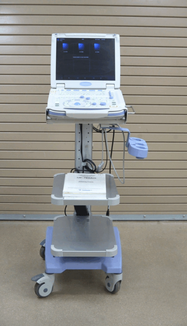 Fukuda Denshi PaoLus UF-760AG Portable Color Imaging System With Cart