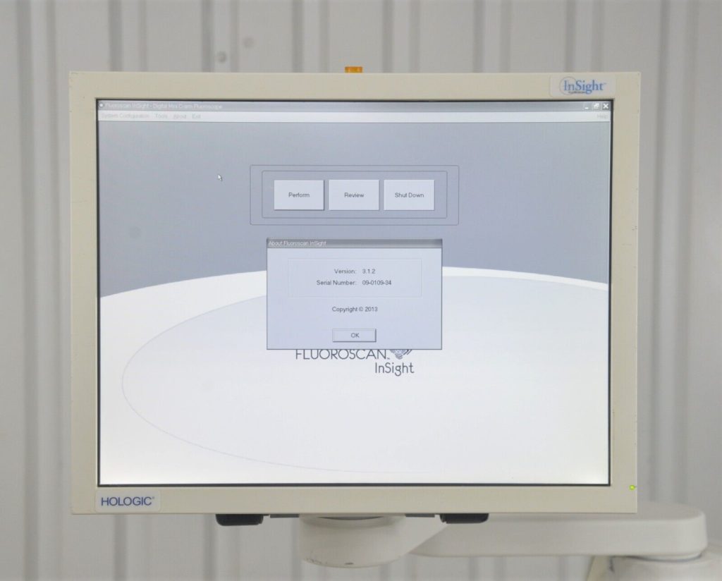 Hologic Fluoroscan InSight 2 CArm Imaging Thermo Kevex XRay System