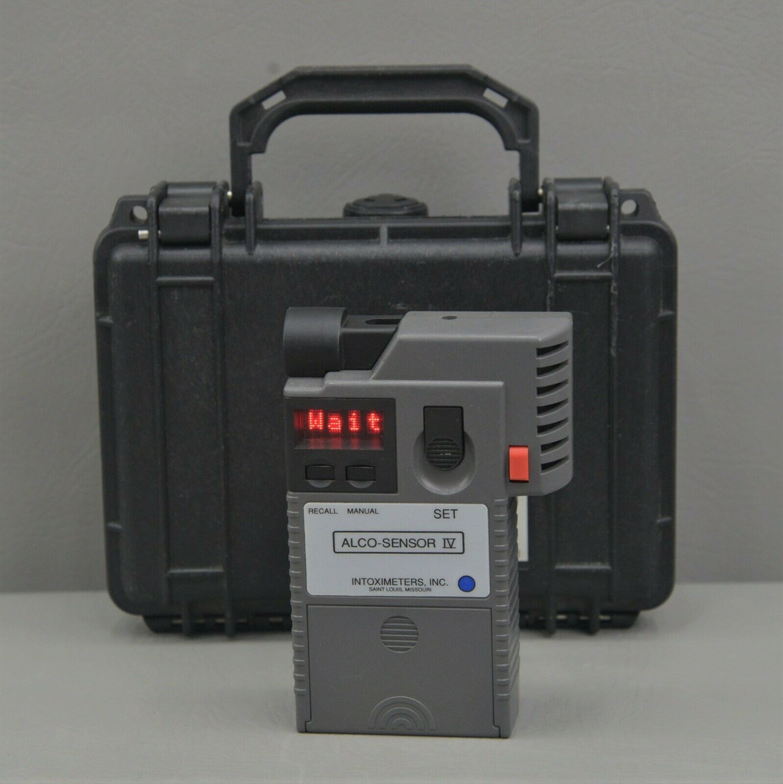 Details about   Alco-Sensor IV Intoximeter Breathalyzer BAC Alcohol Meter With Case 
