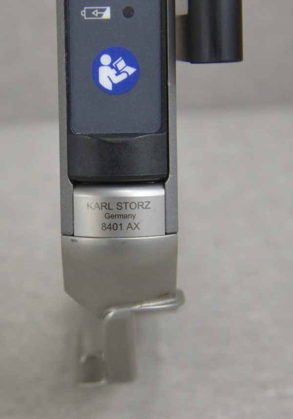 Karl Storz 8401AX Laryngoscope Endoscope Blade w/ C-MAC PM 8401XD Pocket Monitor