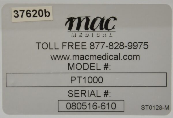 MAC Medical PT1000 Hospital Stretcher