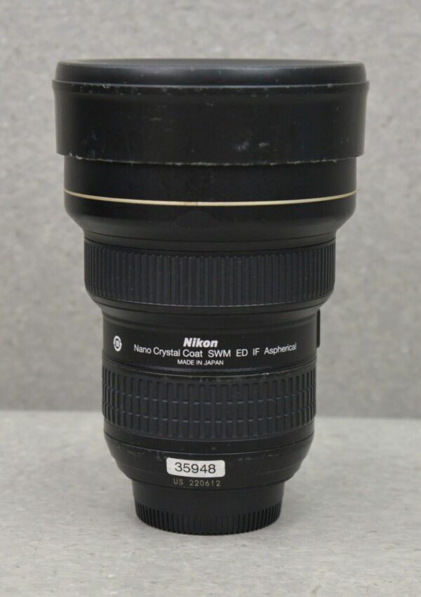 Nikon AF-S NIKKOR 14-24mm f/2.8G ED Nano Crystal Coat Aspherical Lens Wide Zoom