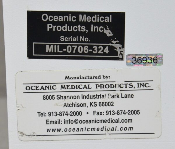 Oceanic Medical Magellan-2200 Model-2 Anesthesia Machine
