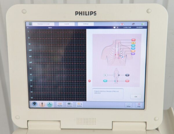 Philips PageWriter TC70 Diagnostic ECG Machine W/ Cart