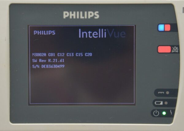 Phillips IntelliVue X2 Patient Monitor M3002A W/ Masimo SpO2, NiBP, 12-Lead ECG, & Temp