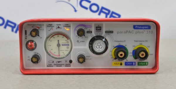 Smiths Medical Pneupac paraPAC Plus 310 Ventilator