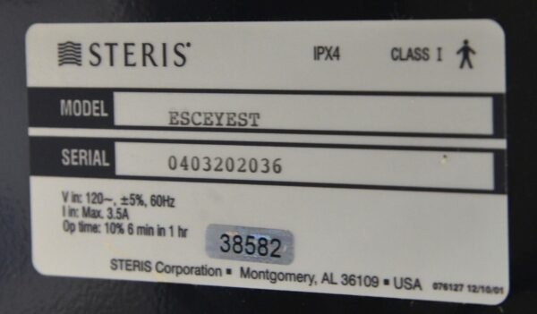 Steris Hausted ESCEYEST Surgi-Chair Electric Powered Surgery Chair